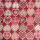Tessuto Hearts Natale | Patrizia Zani
