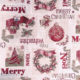 Tessuto Merry Ghirlanda Natale | Patrizia Zani